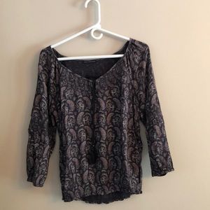 American Eagle | Women's 3/4 Sleeve Blouse | M